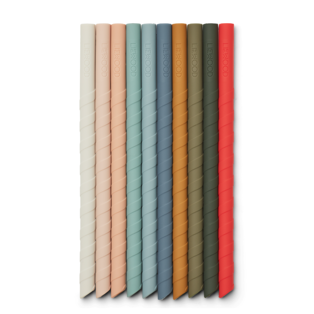 Set 10 paie din silicon Timoti Liewood - Multi Mix
