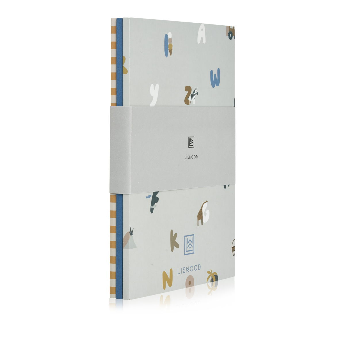 Set 3 notebook-uri Sidney Liewood - Alphabet/Stripe Mix