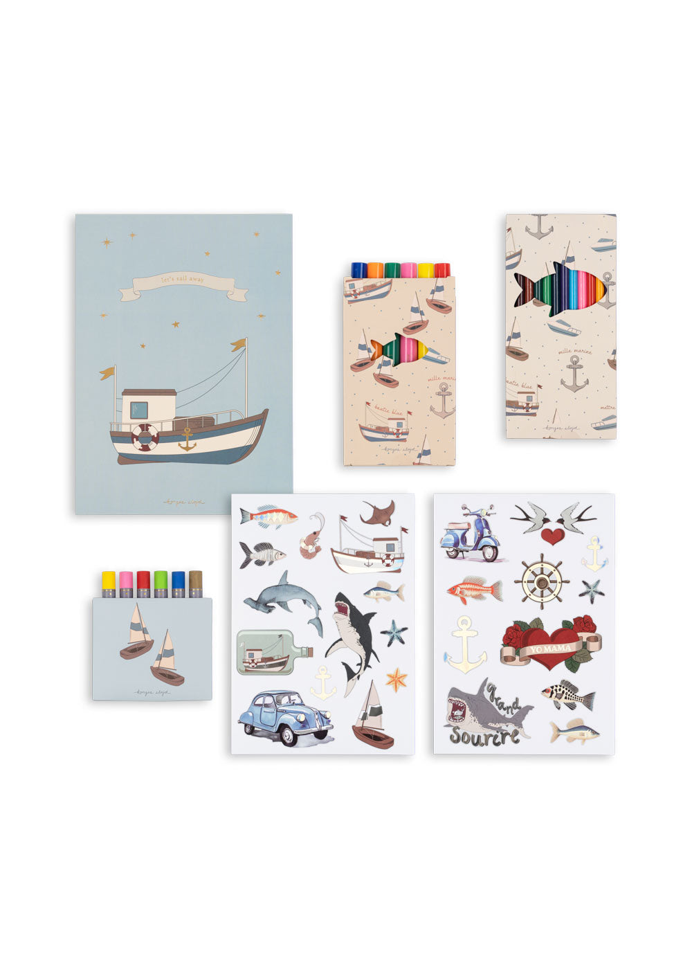Set creativ Little Artist Konges Slojd - Sail Away