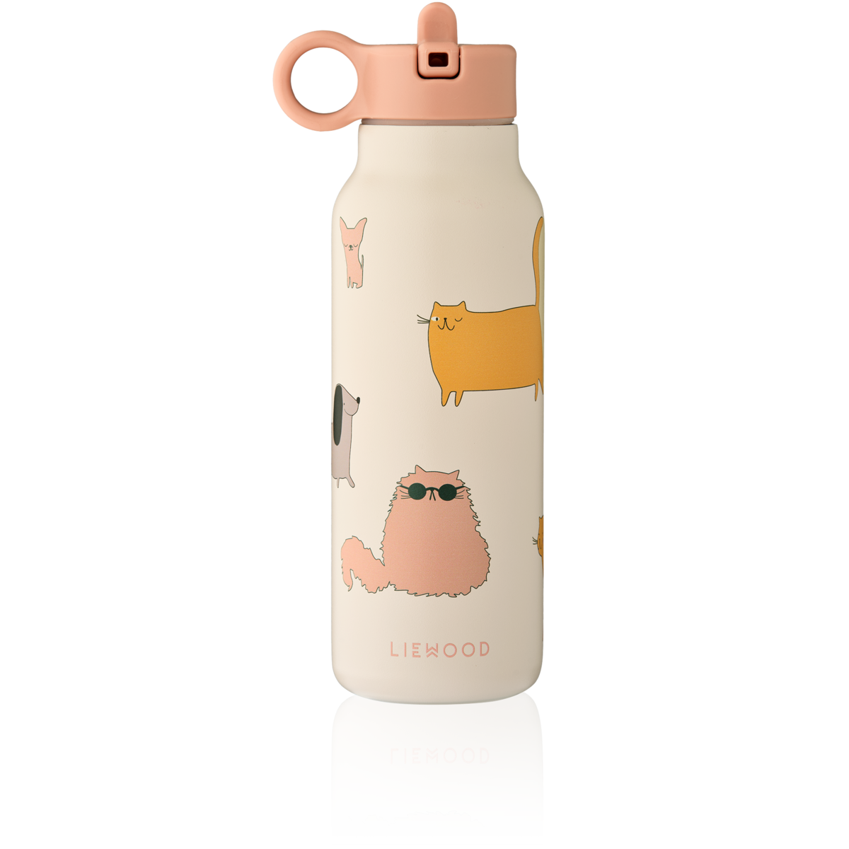 Sticla termoizolanta Falk 350 ml Liewood – Cats and Dogs/Sandy