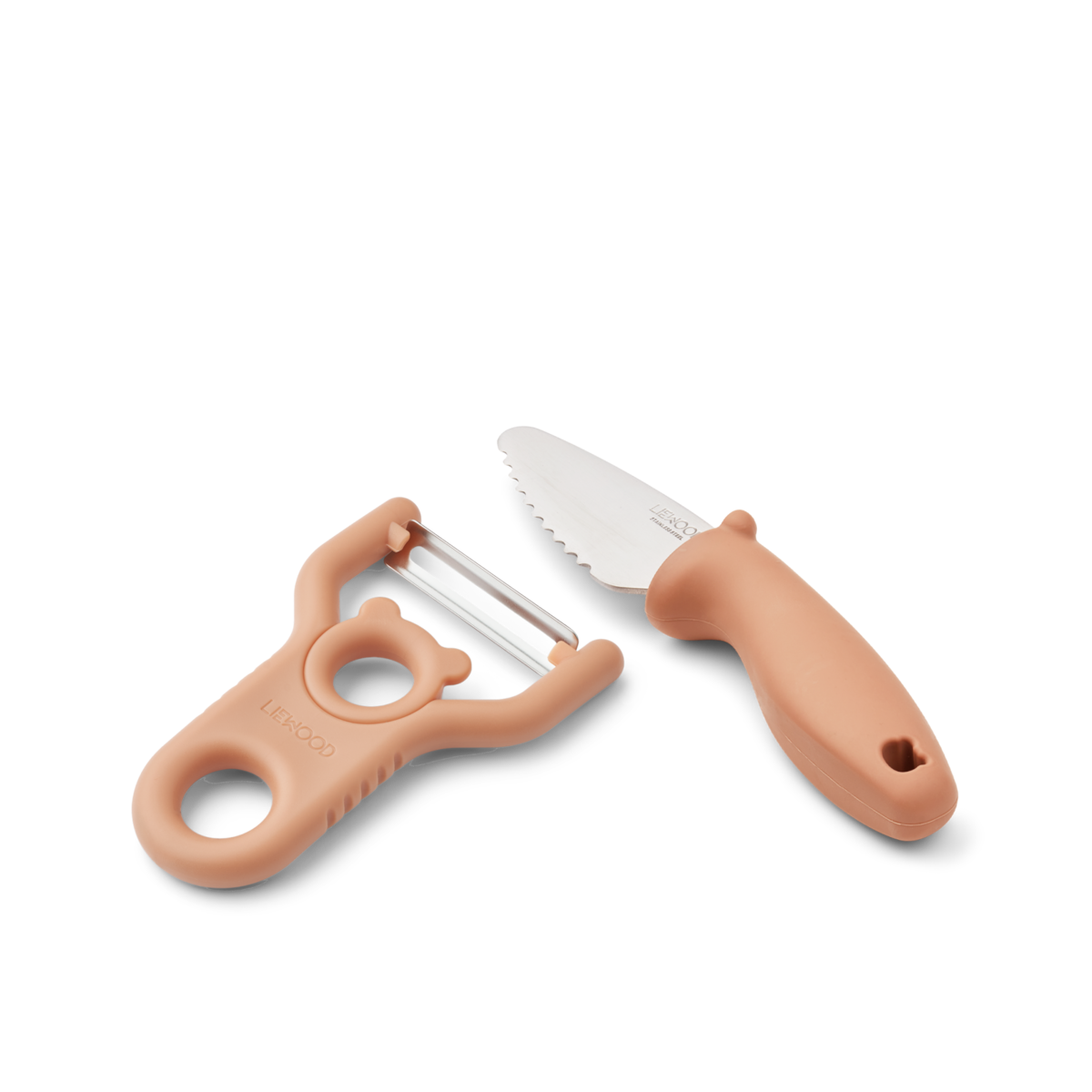 Set cutit si peeler pentru copii Pertense Liewood – Tuscany Rose