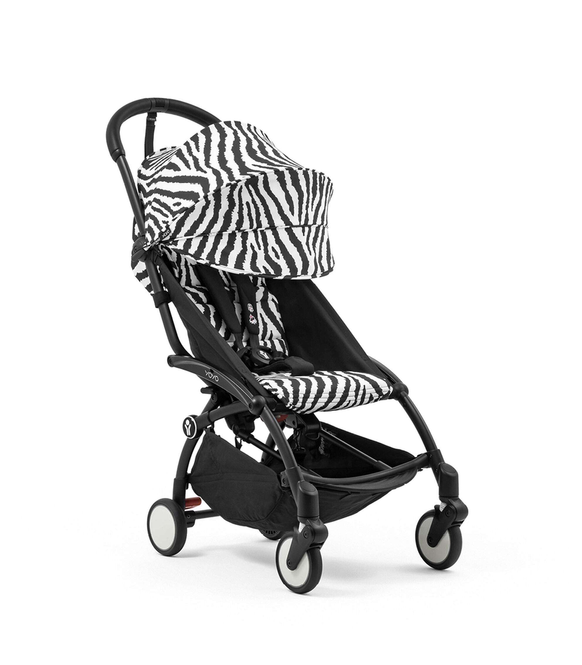 Carucior pentru copii Stokke® YOYO³ cadru negru 6 luni+ - Zebra