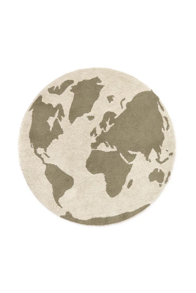 Covor RugCycled World Map Lorena Canals
