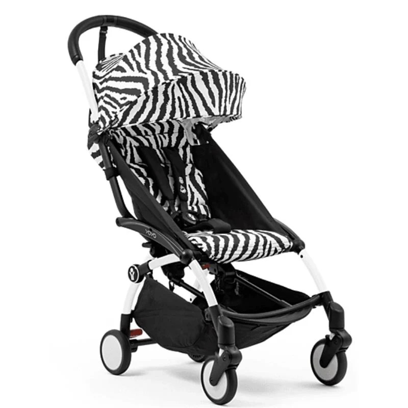 Carucior pentru copii Stokke® YOYO³ cadru alb 6 luni+ - Zebra