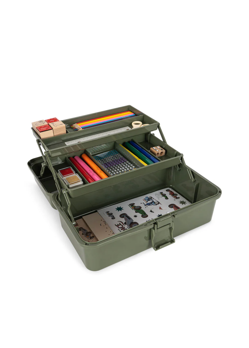 Set creativ cu organizator Konges Slojd – Olivine