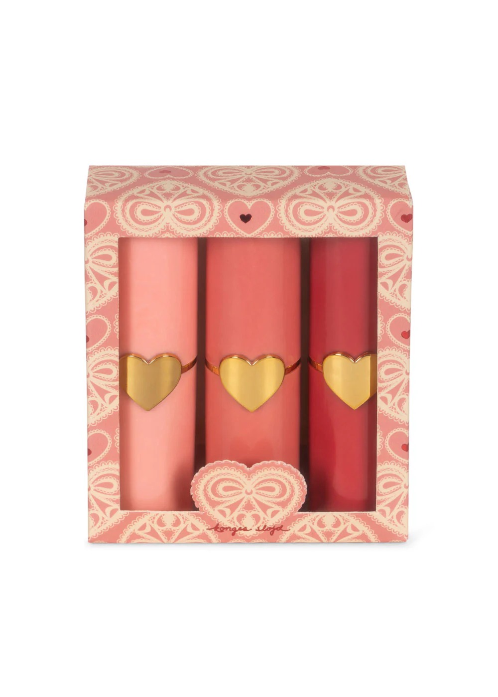 Set 3 balsamuri de buze pentru copii Konges Slojd – Multi