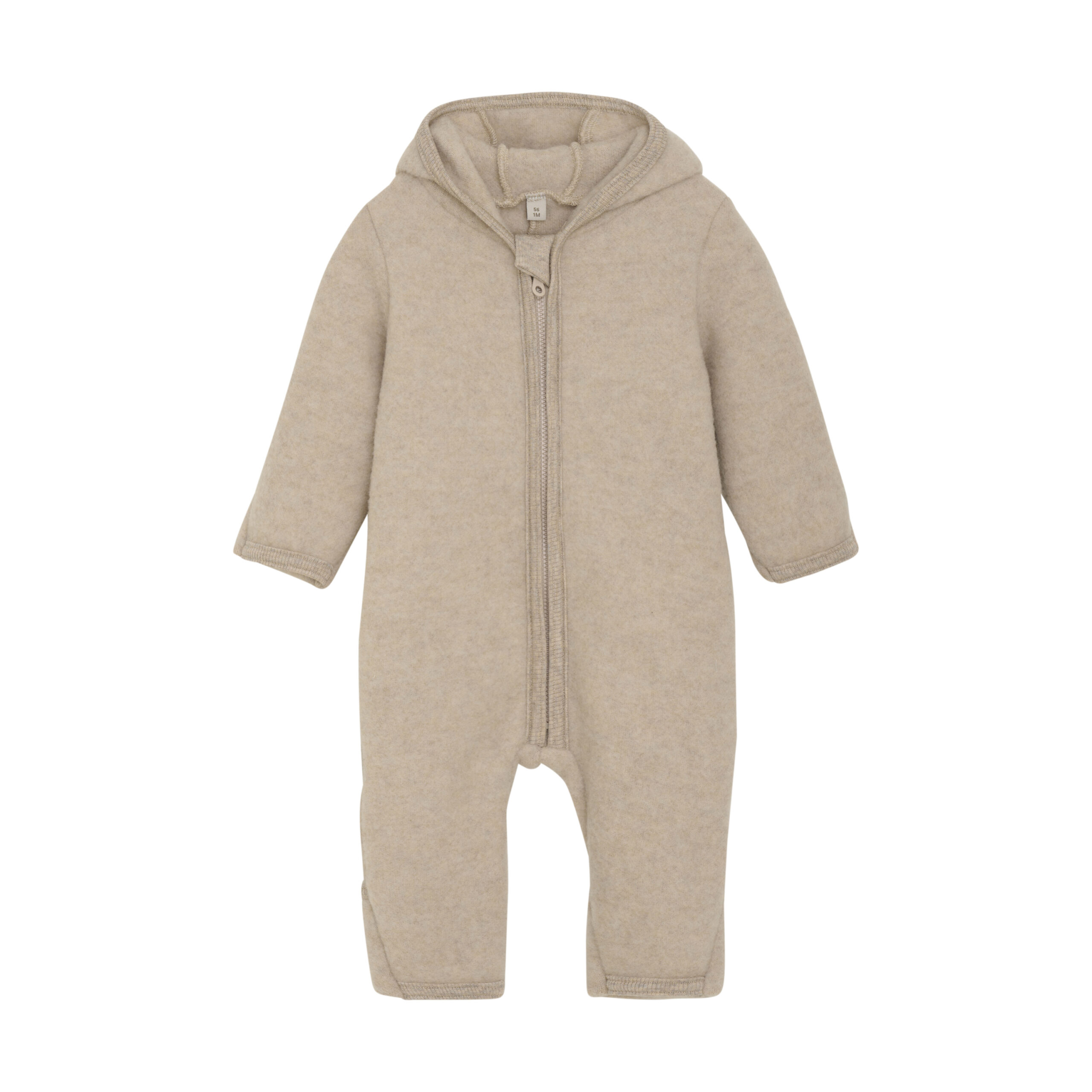 Salopeta din lana fleece Huttelihut - Camel Melange