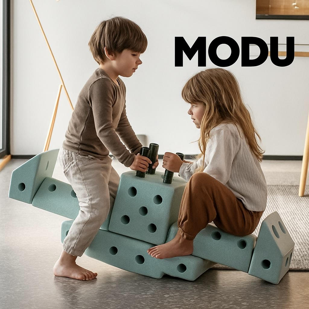NEW! MODU - Life-size building toys for active play