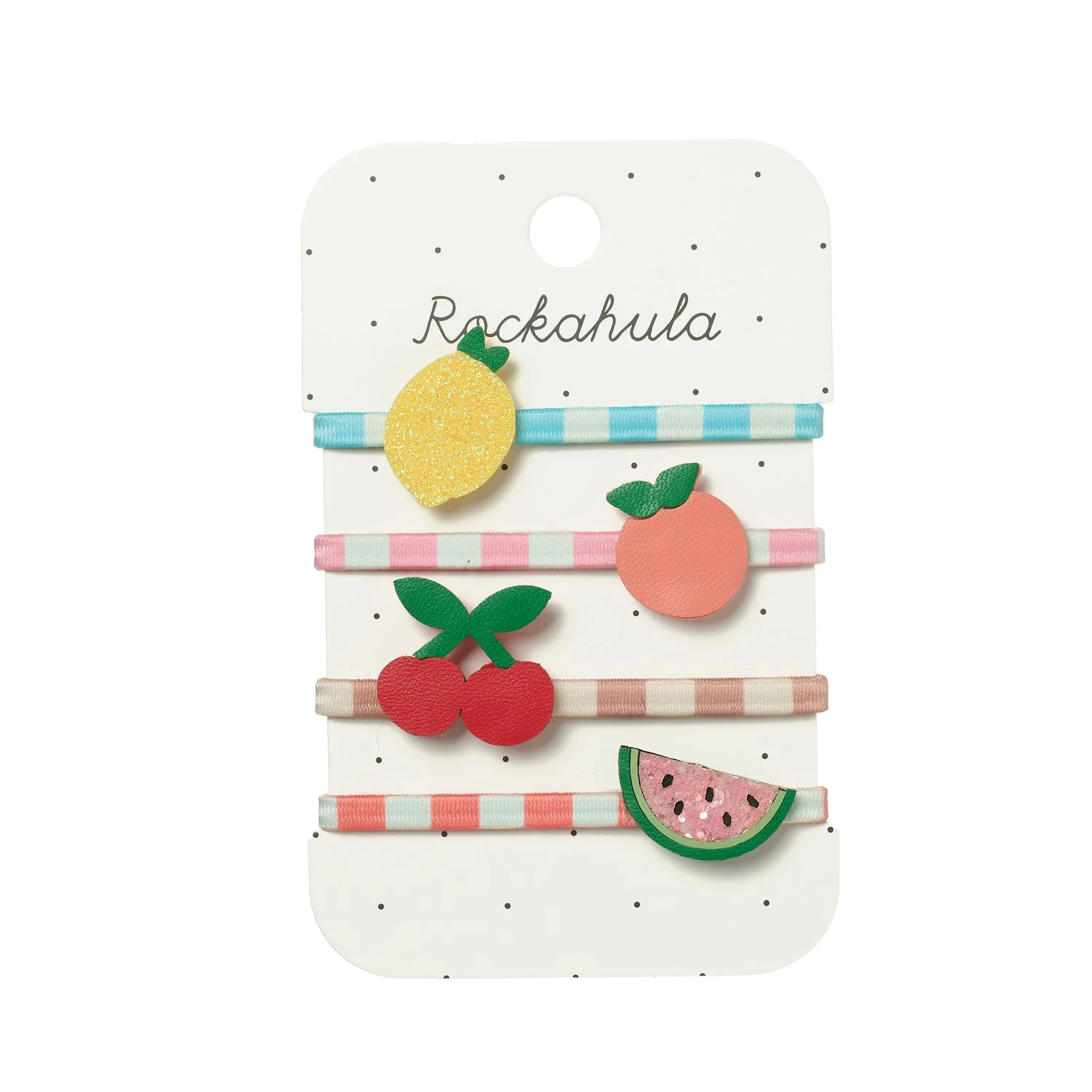 Set 4 elastice pentru par Tutti Fruity Rockahula