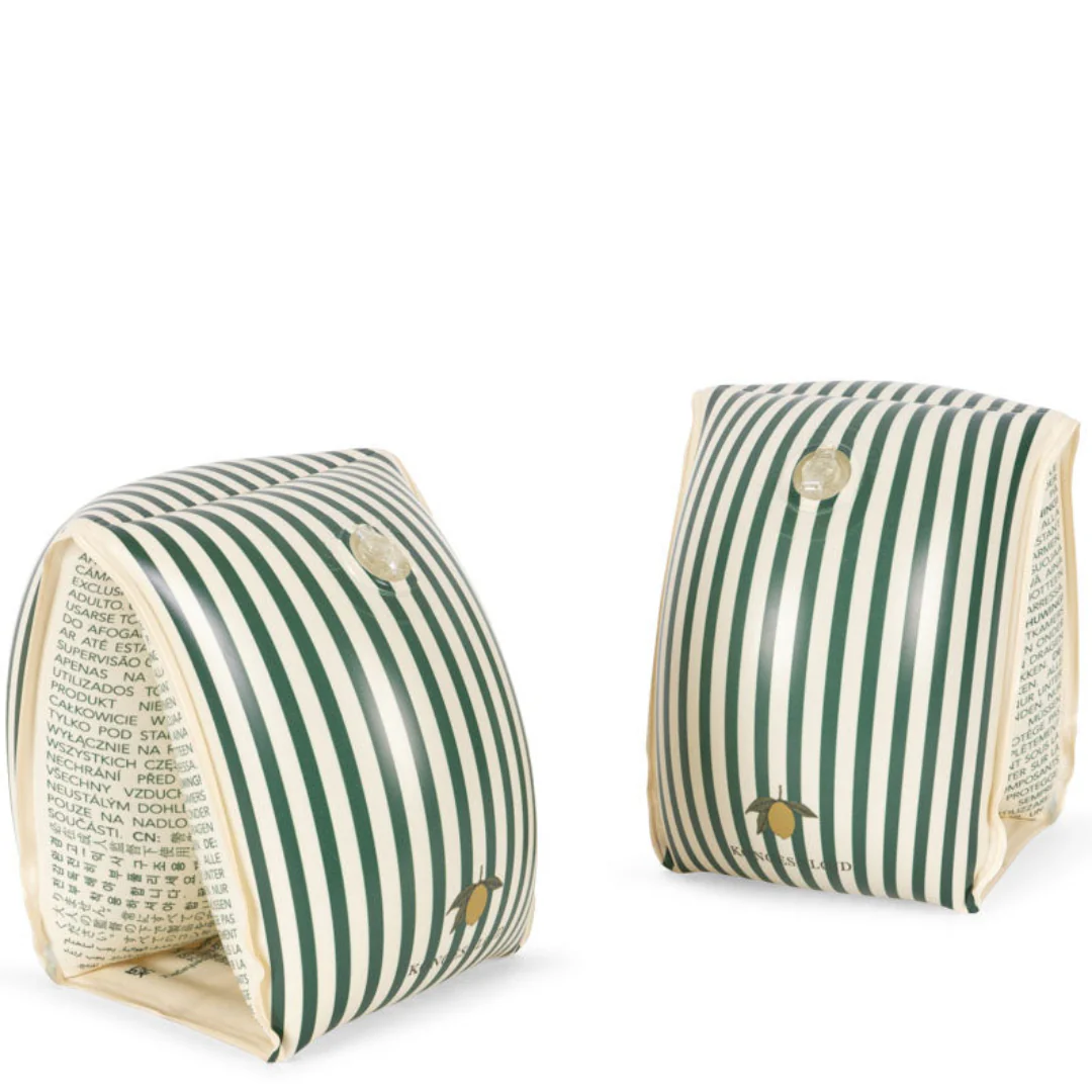 Aripioare Basic Konges Slojd – Green Stripe