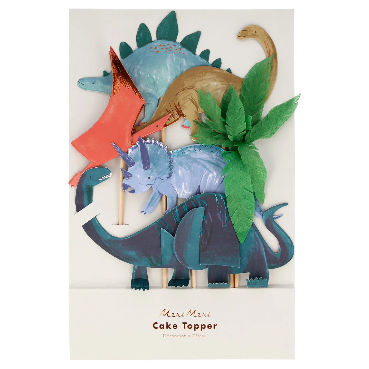 Set 6 toppere tort Dinosaur Kingdom Meri Meri