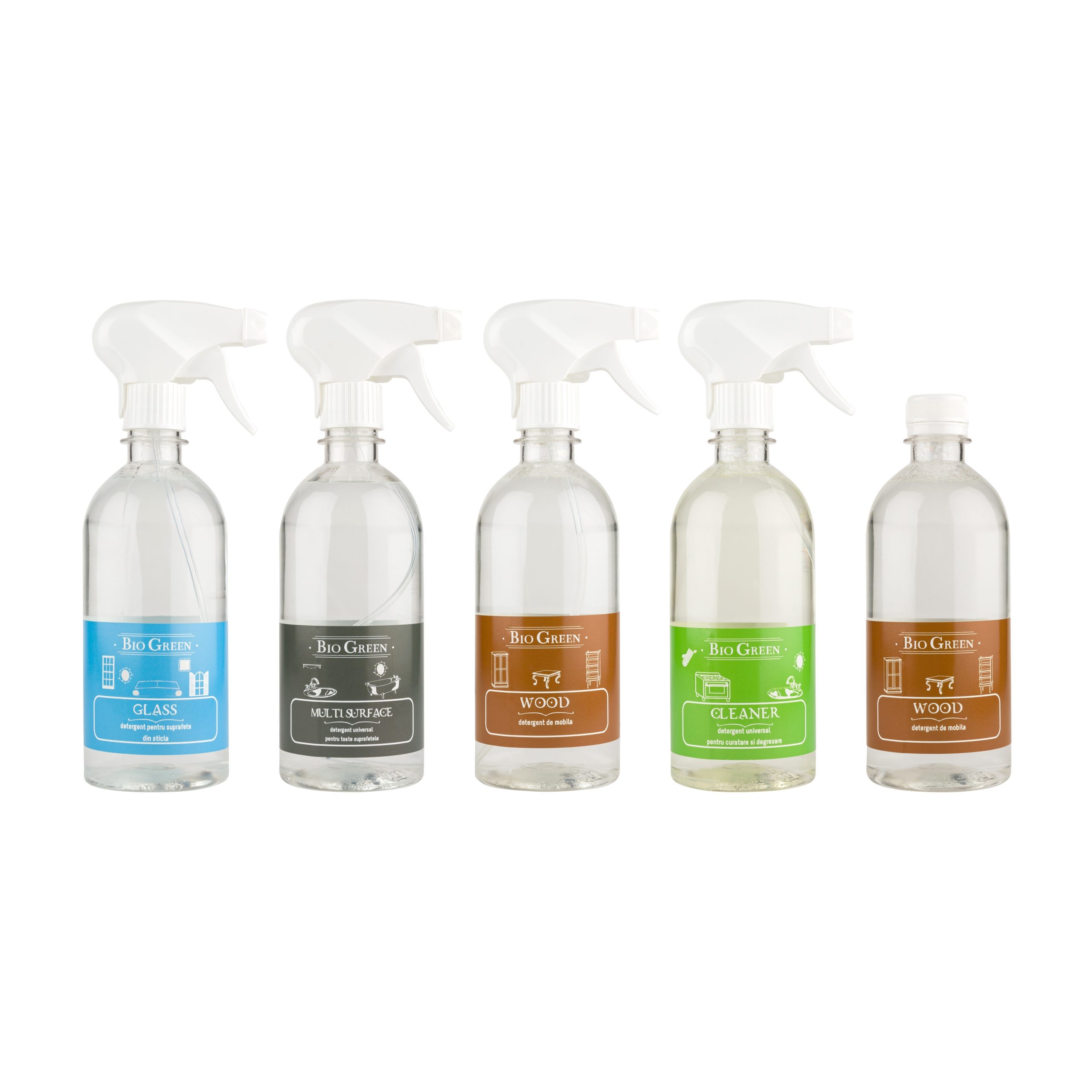 Set 5 detergenti Home Cleaning Bio Green