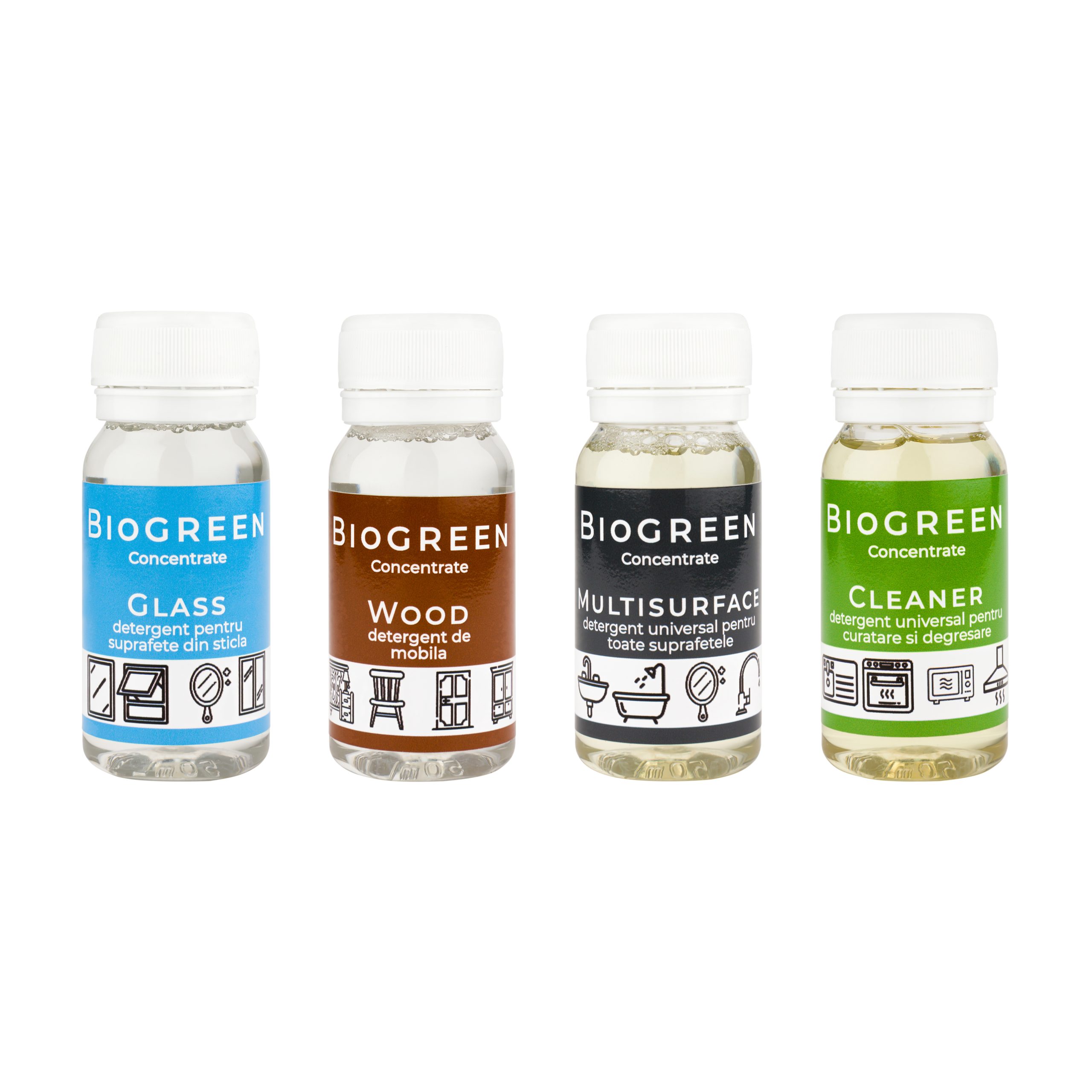 Set 2 detergenti Concentrated 50 ml Bio Green