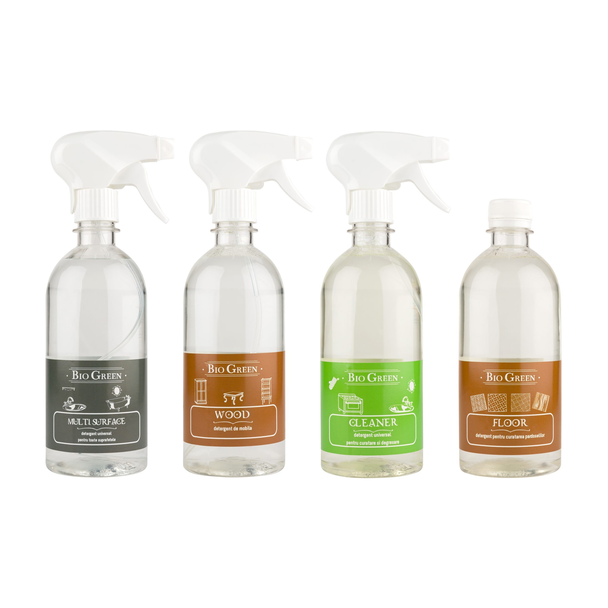 Set 4 detergenti Home Cleaning Bio Green