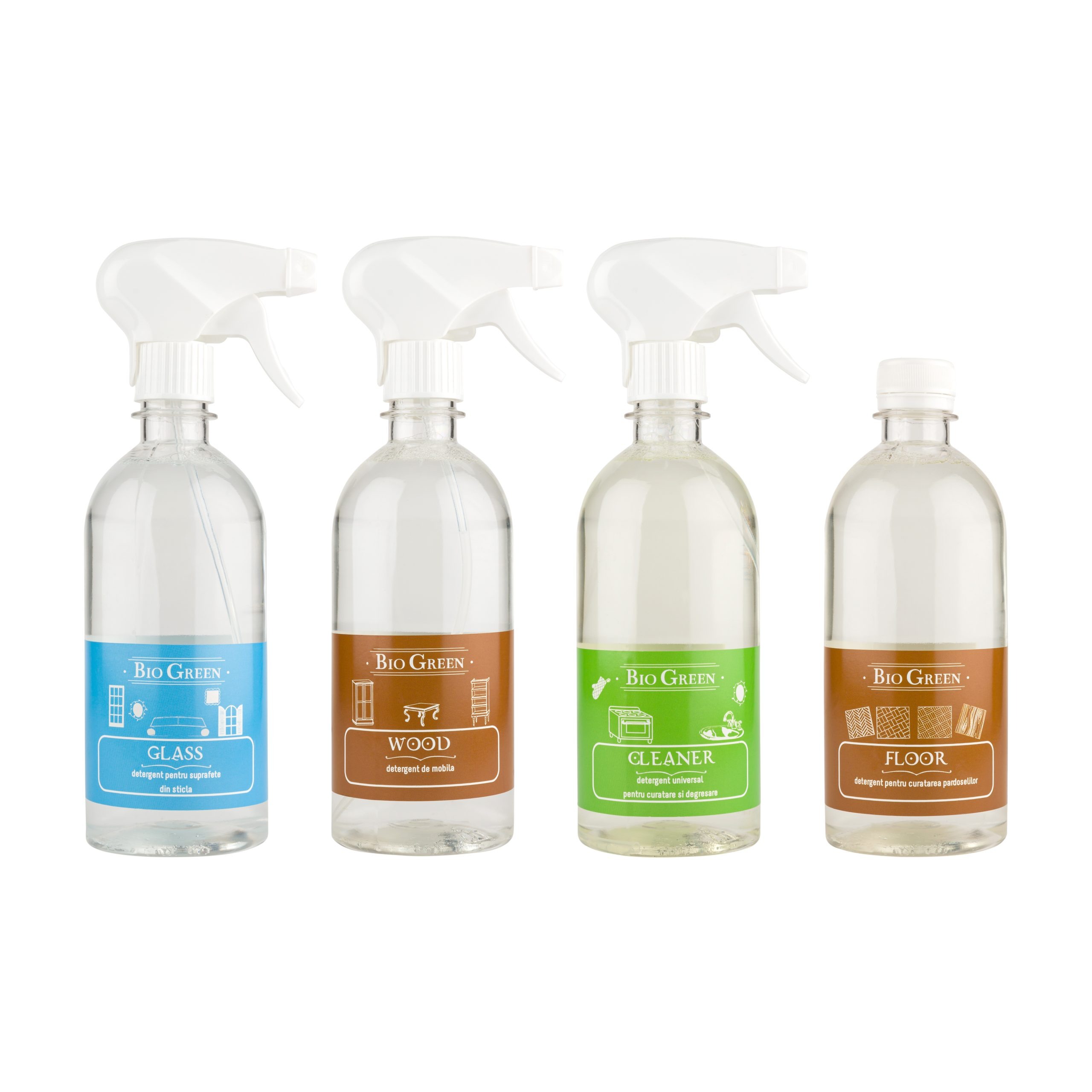 Set 4 detergenti Home Cleaning Bio Green