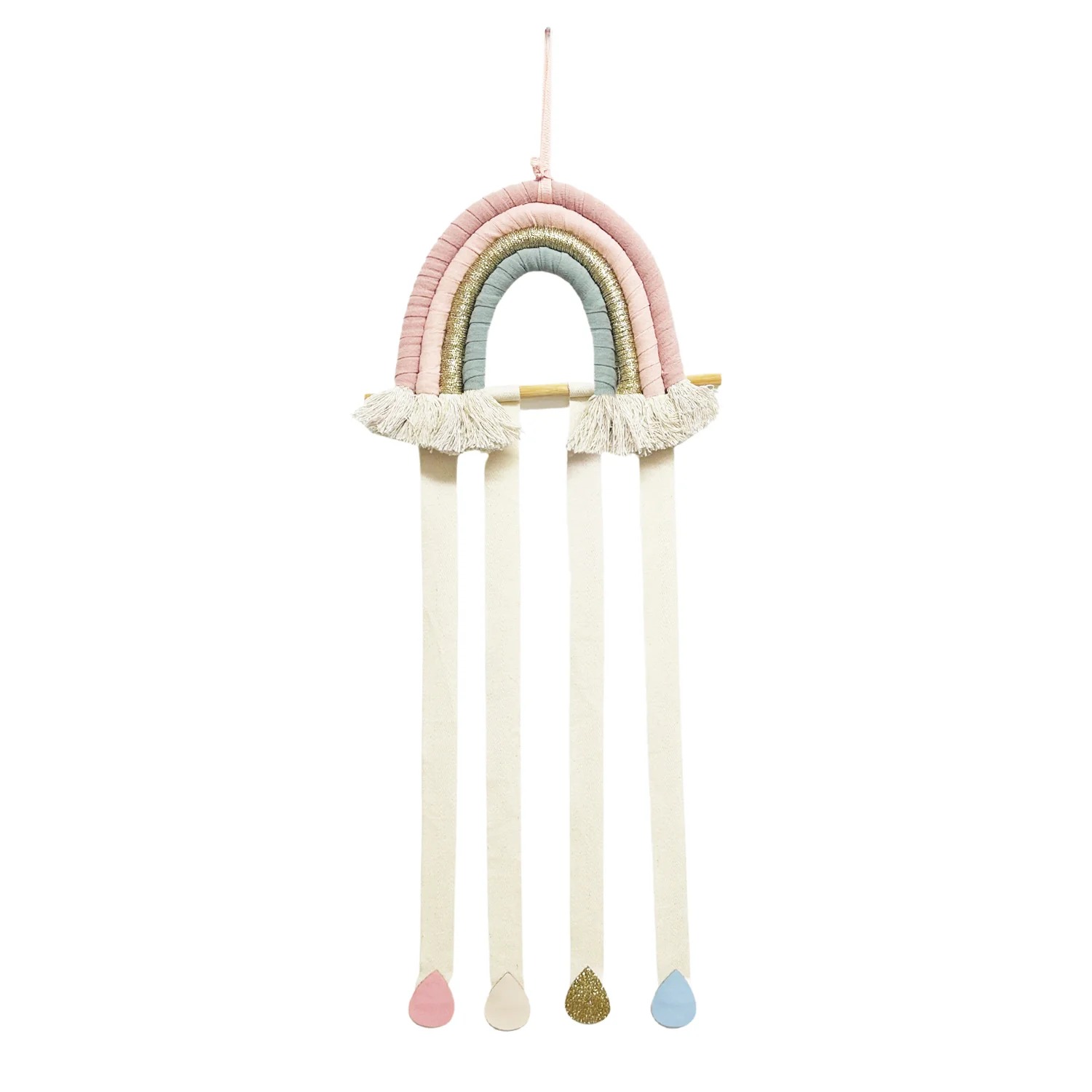 Suport textil pentru clipsuri de par Rainbow Drops Rockahula