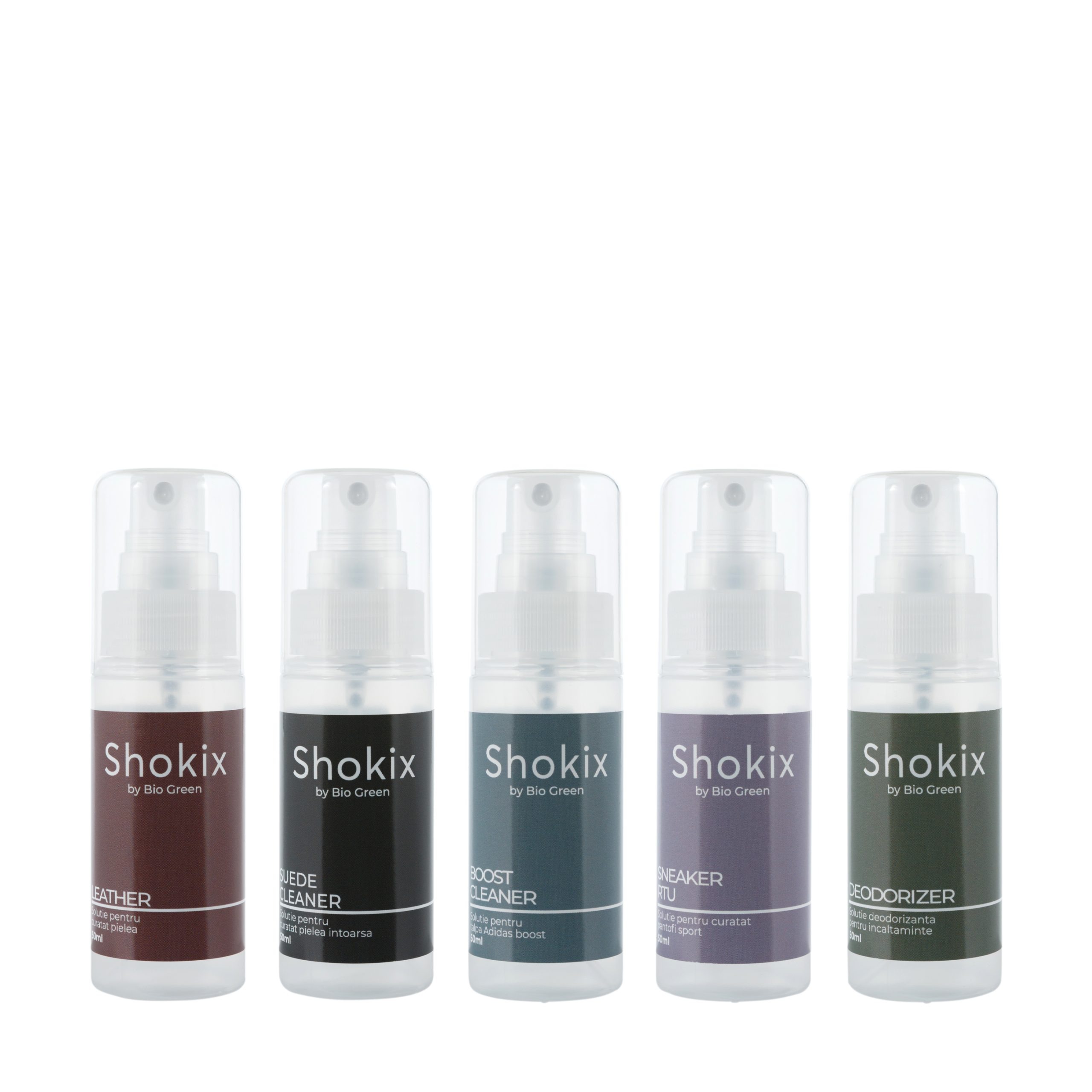 Shokix Sneaker mini set 50 ml x 5 pcs Bio Green