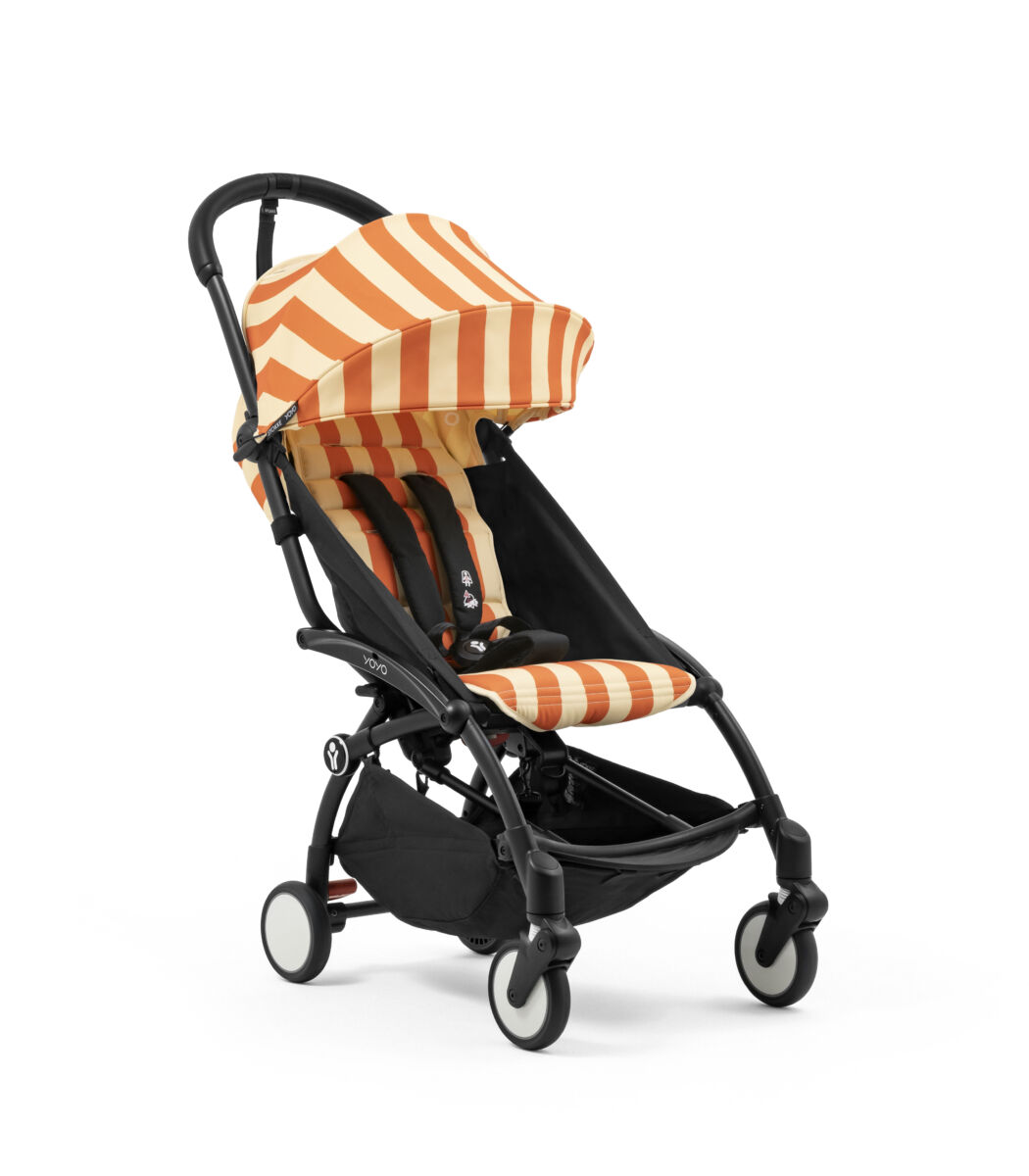 Carucior pentru copii Stokke® YOYO³ cadru negru 6 luni+ – Riviera Capri