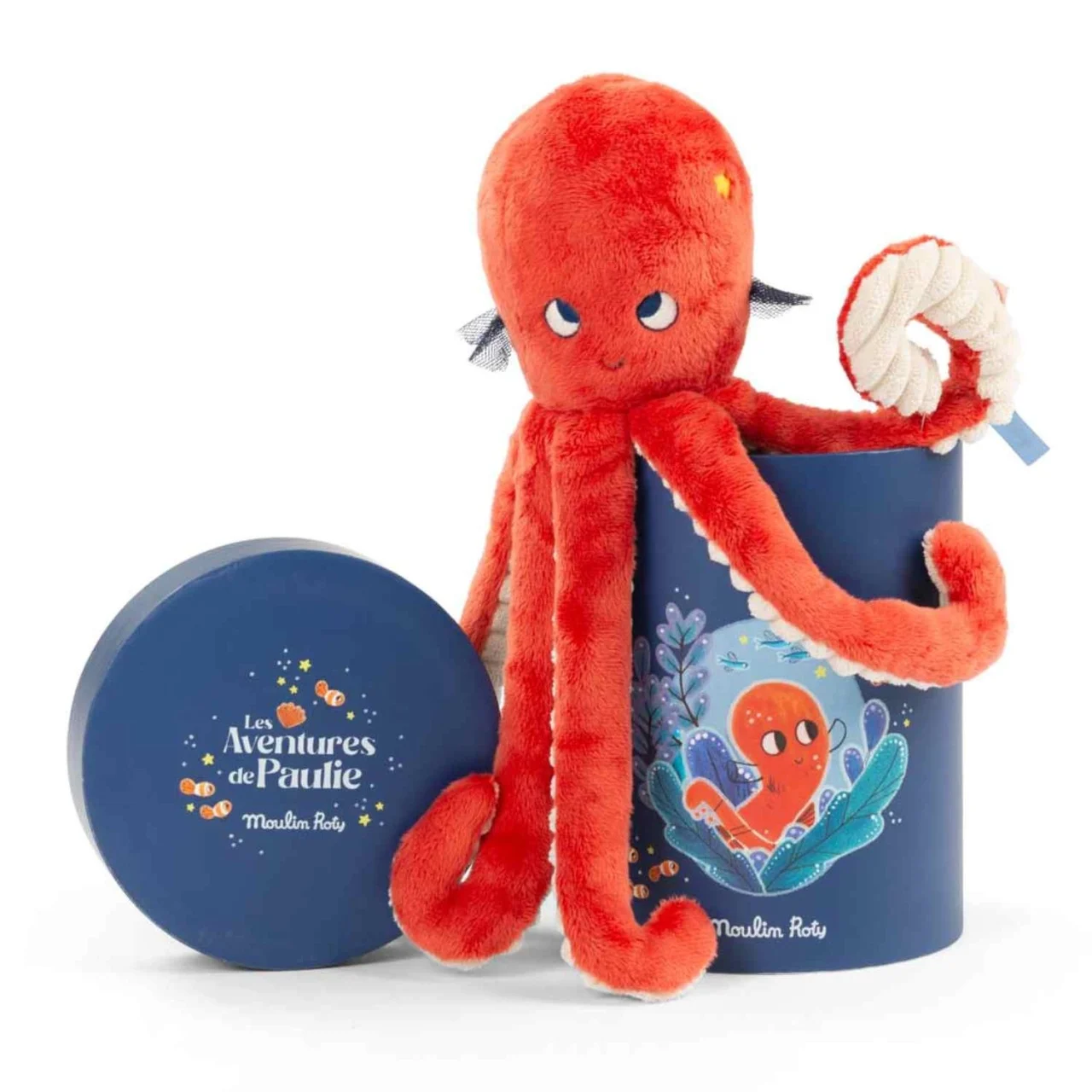Jucarie textila Moulin Roty – Caracatita Paulie