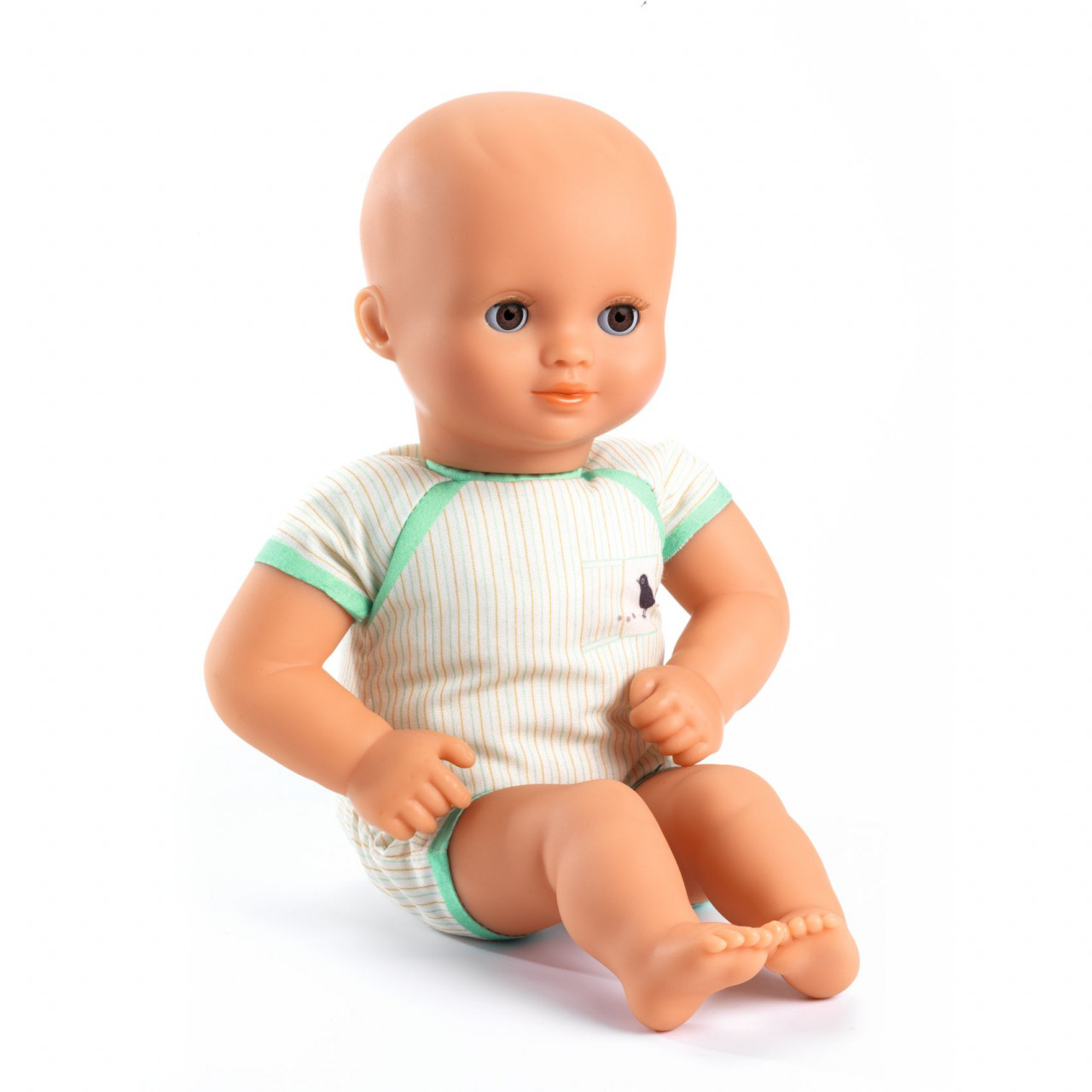 Papusa bebelus Pomea Djeco - Baby Green