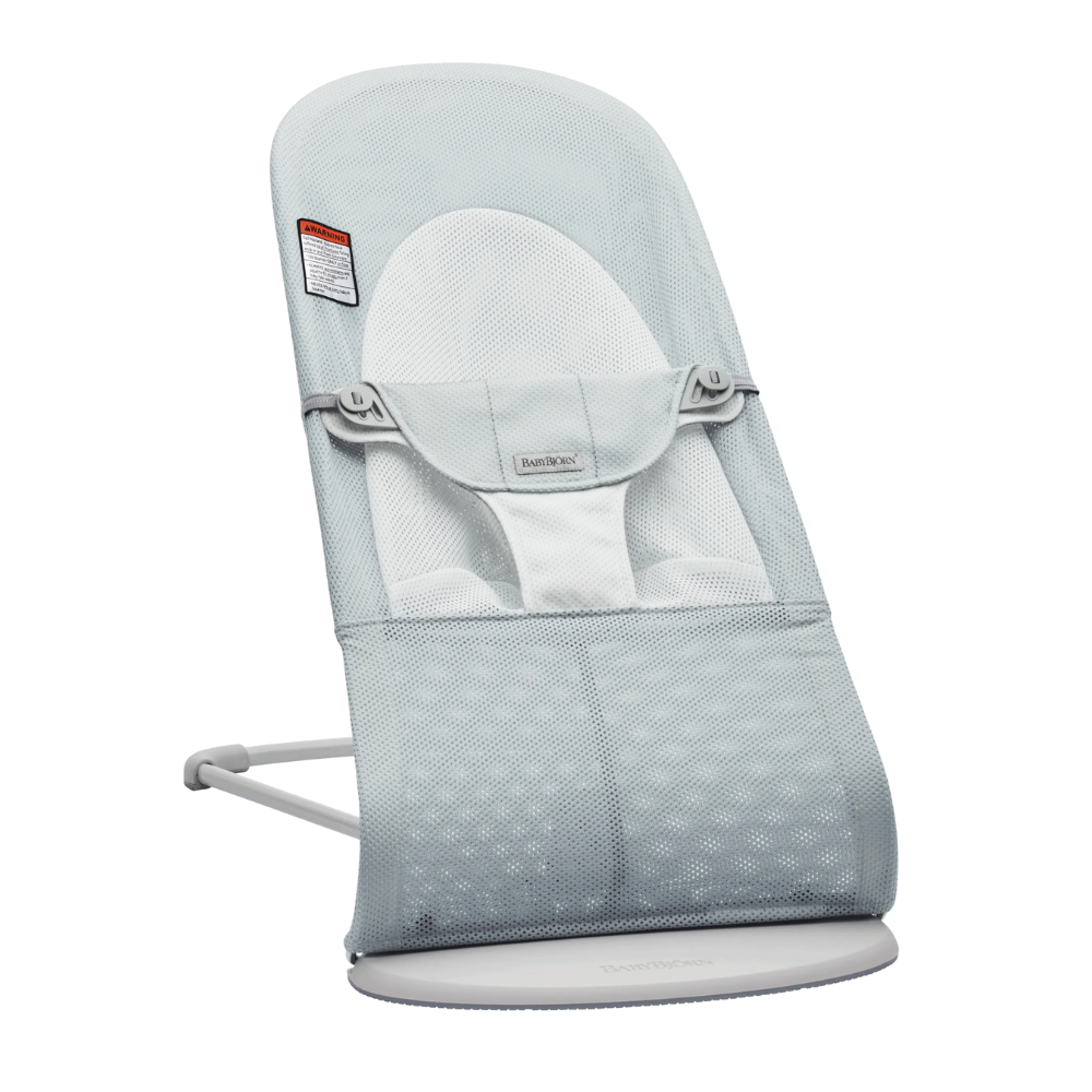 Balansoar ergonomic Mesh pentru bebelusi Balance Soft BabyBjorn - Silver/White