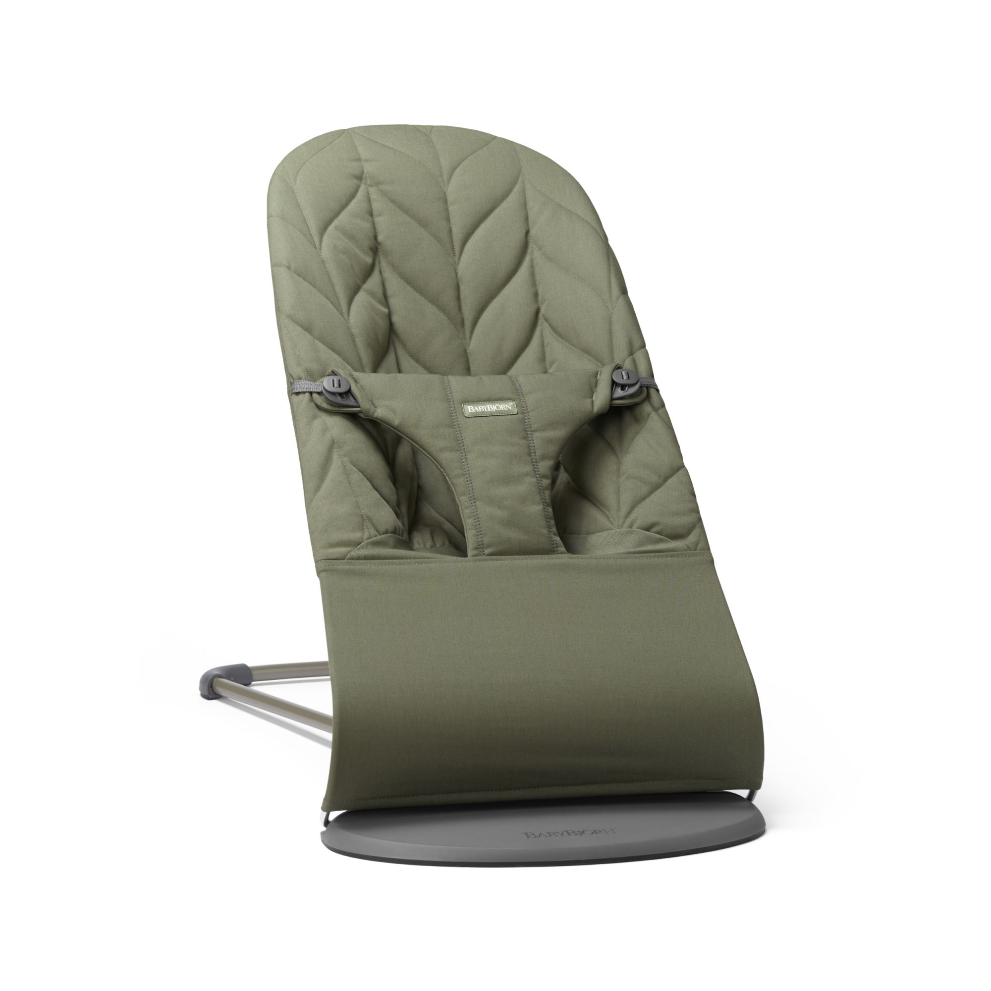 Balansoar ergonomic Petal Quilt pentru bebelusi Bliss BabyBjorn - Dark Green