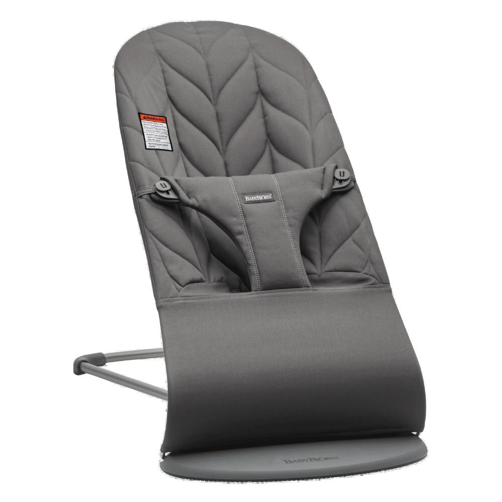 Balansoar ergonomic Petal Quilt pentru bebelusi Bliss BabyBjorn - Anthracite