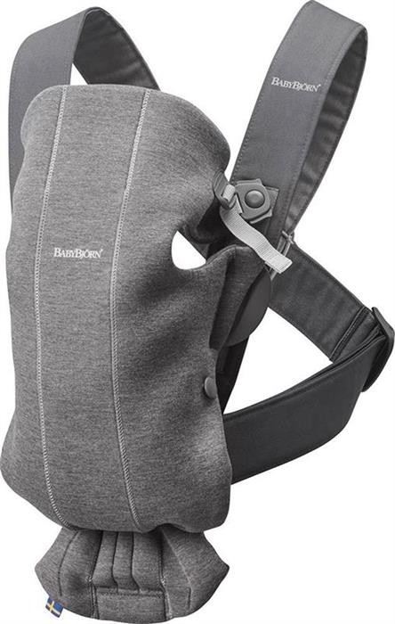Marsupiu anatomic 3D Jersey Mini BabyBjorn - Dark Grey