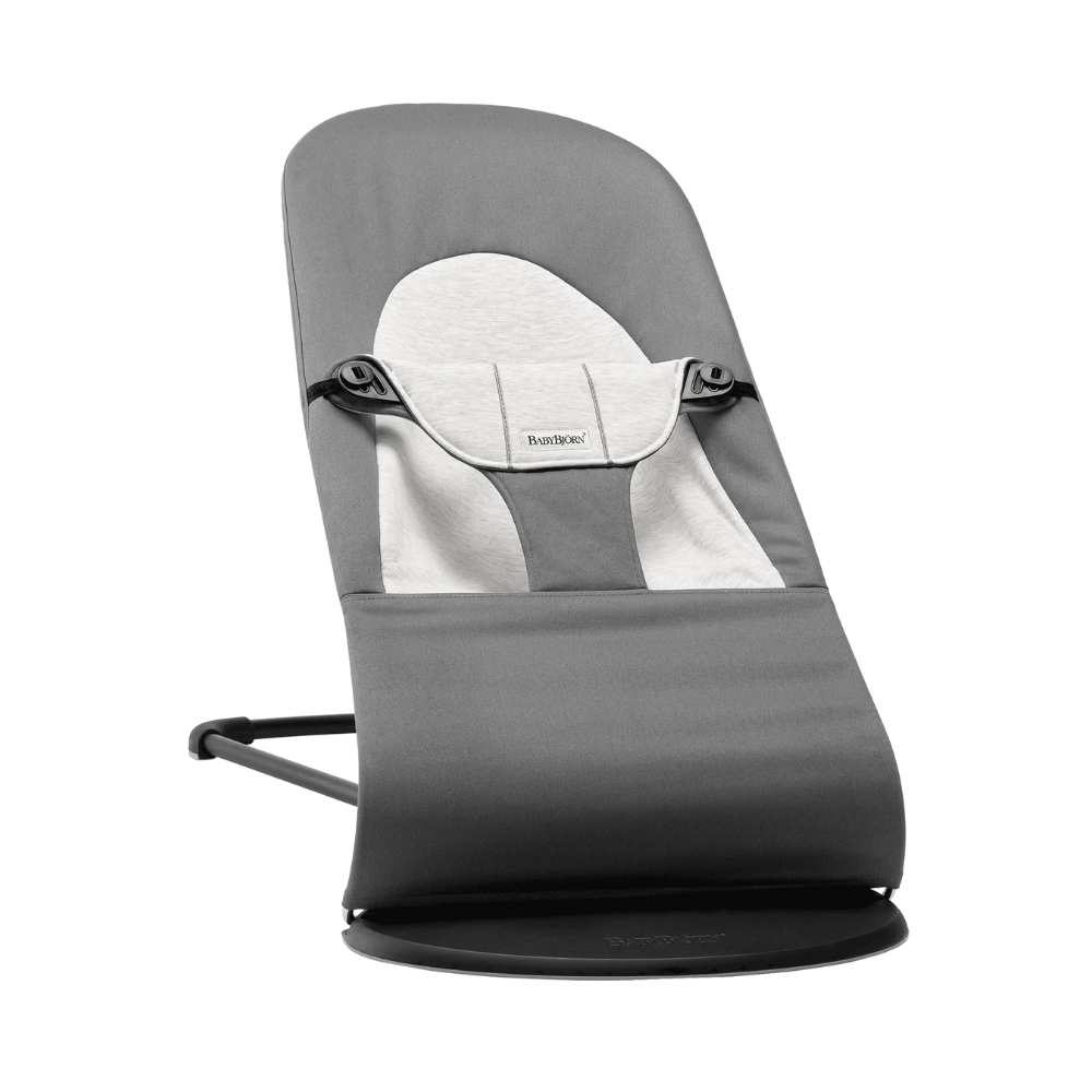 Balansoar ergonomic Woven pentru bebelusi Balance Soft BabyBjorn - Dark Grey/Grey