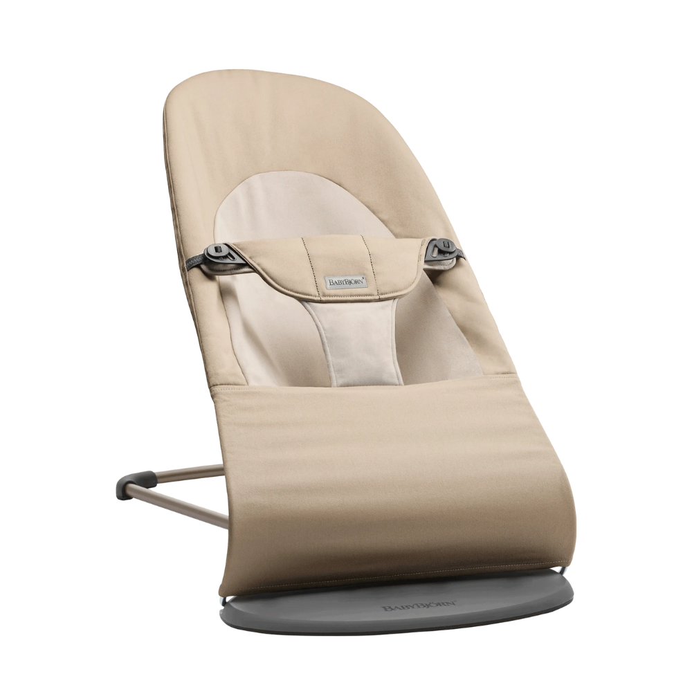 Balansoar ergonomic Woven pentru bebelusi Balance Soft BabyBjorn - Khaki/Beige