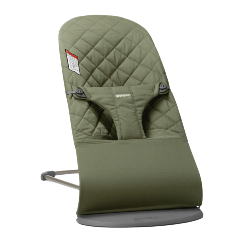 Balansoar ergonomic Classic Quilt pentru bebelusi Bliss BabyBjorn - Dark Green