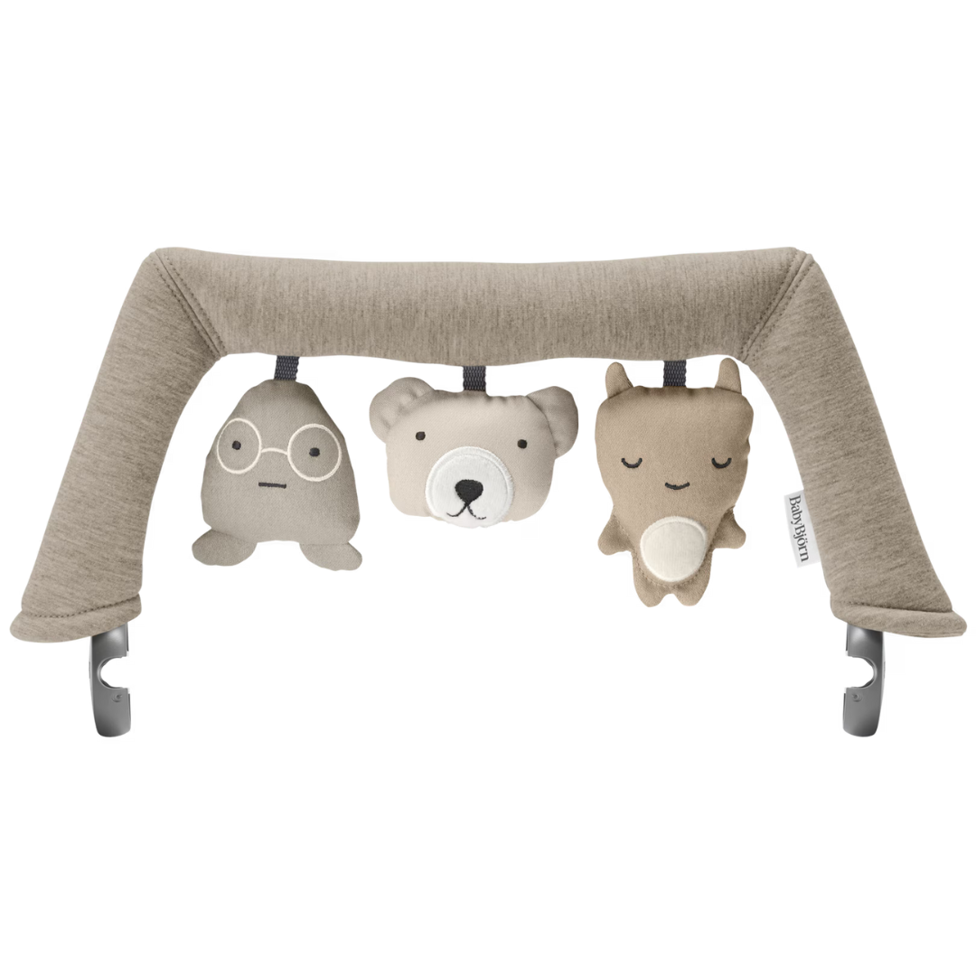 Bara de jucarii Soft Friends pentru banasoarele BabyBjorn - Neutrals