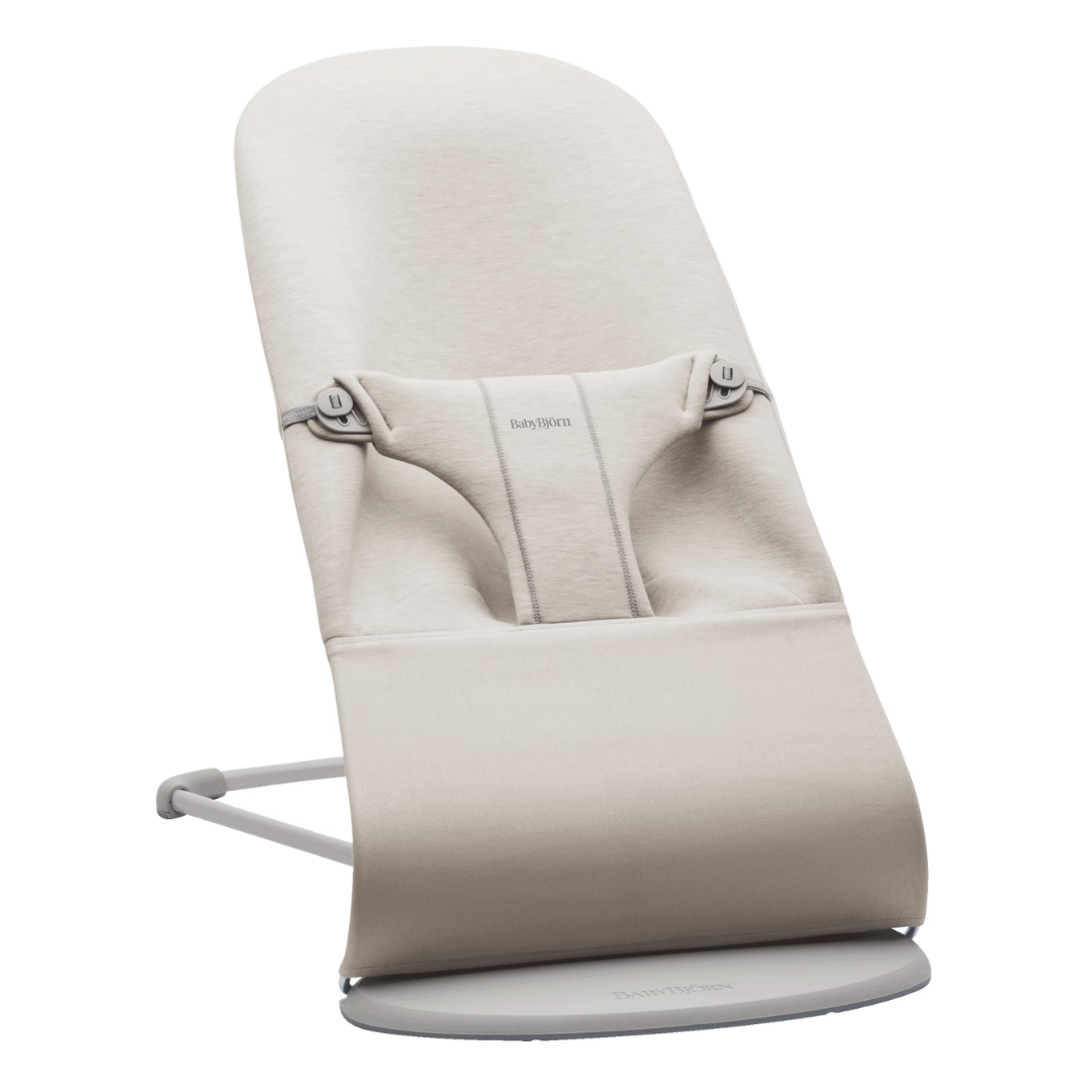 Balansoar ergonomic 3D Jersey pentru bebelusi Bliss BabyBjorn - Light Beige