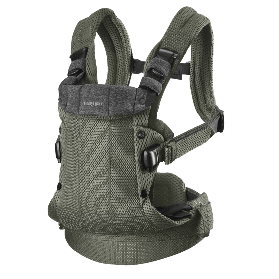 Marsupiu anatomic 3D Mesh Harmony BabyBjorn - Dark Green