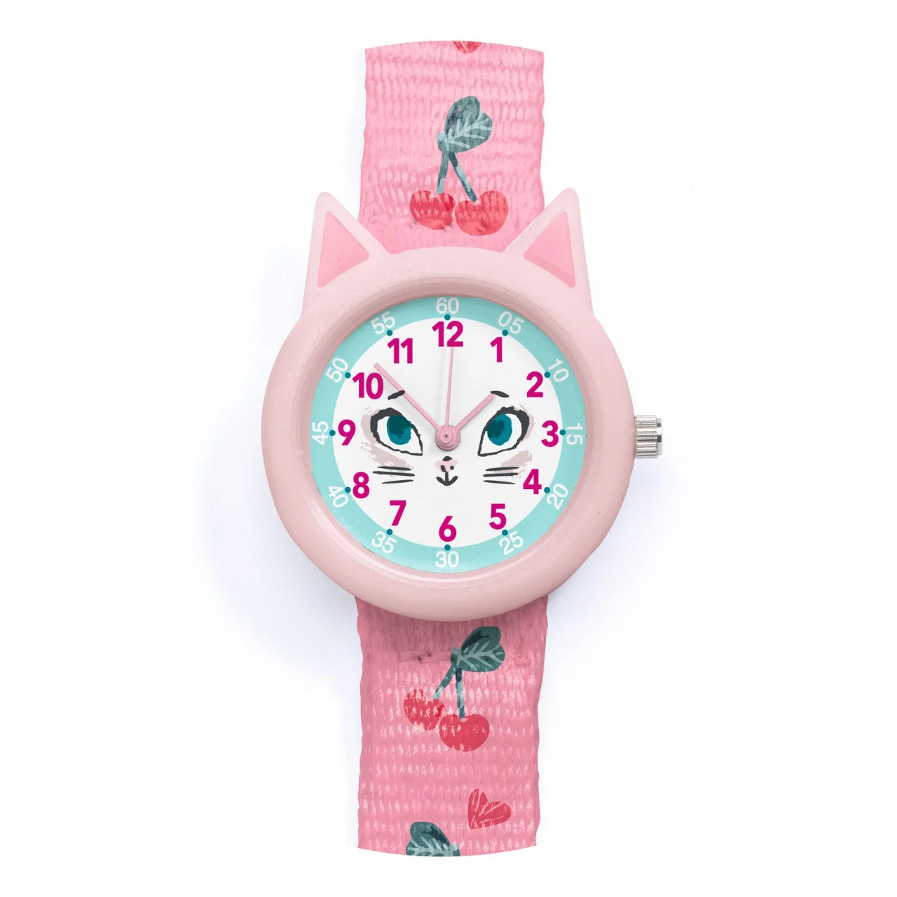 Ceas de mana analog Tinta Djeco – Pink