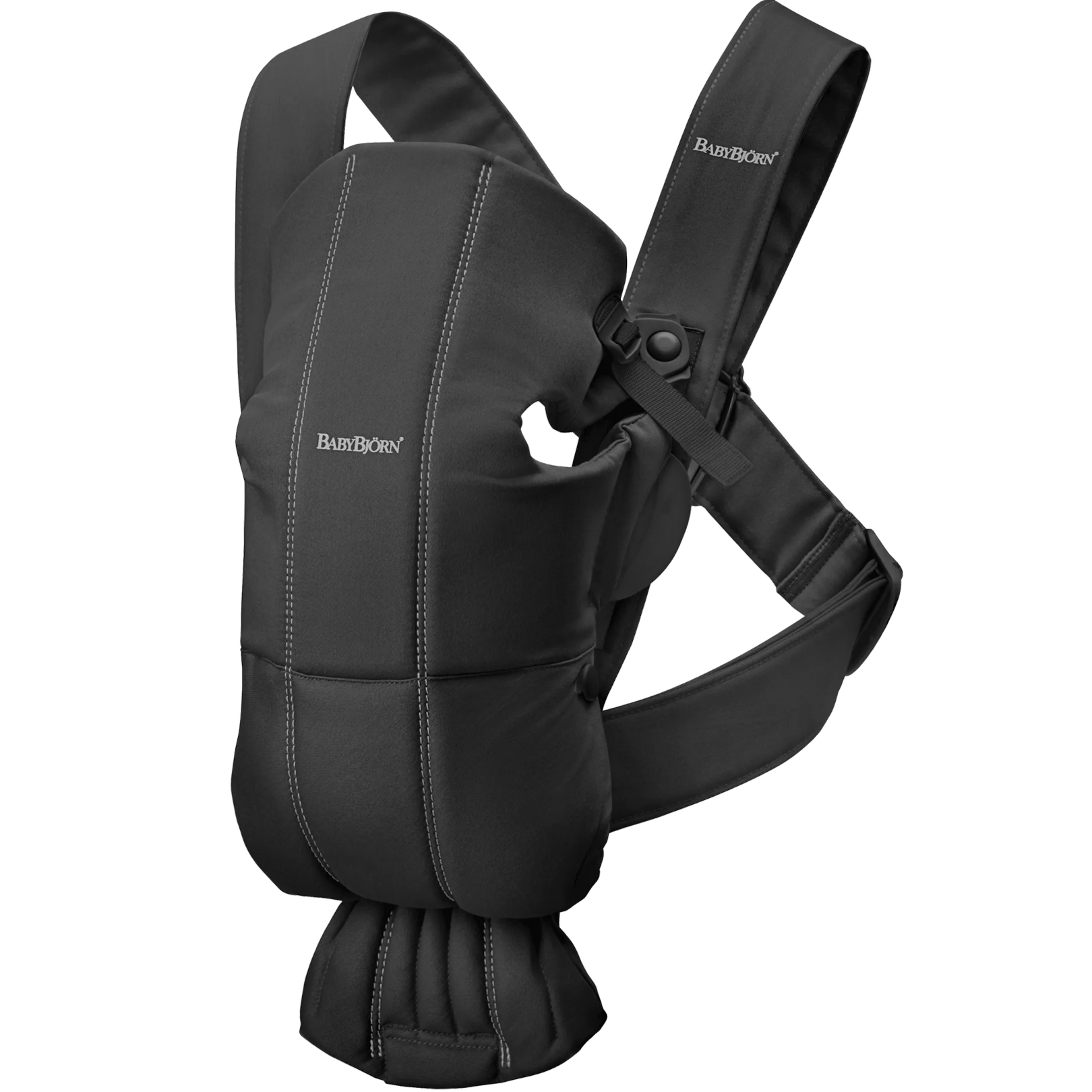 Marsupiu anatomic Woven Mini BabyBjorn - Black