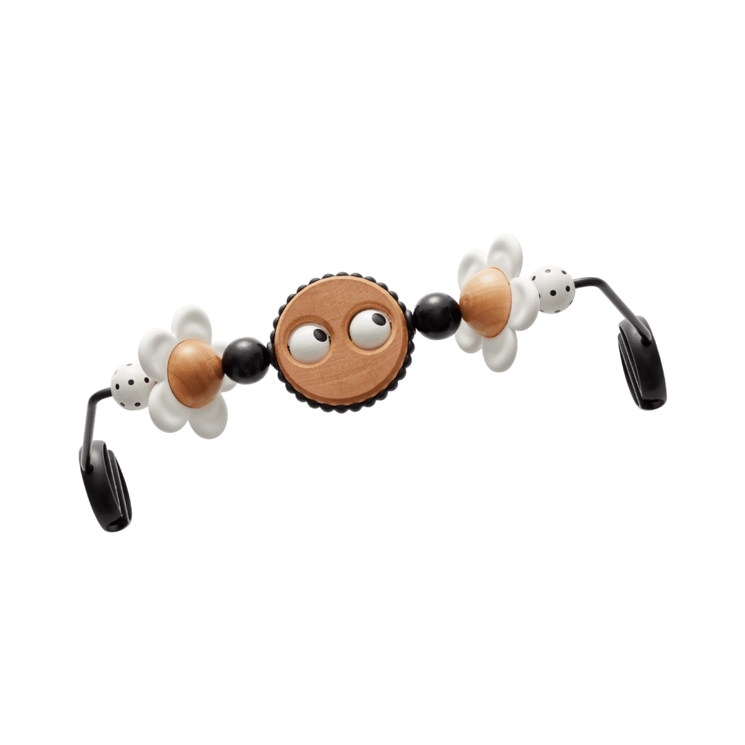 Bara de jucarii Googly Eyes pentru banasoarele BabyBjorn - Black/White
