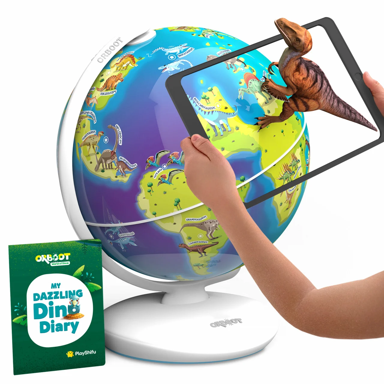 Joc STEM ORBOOT Playshifu - Dinozauri