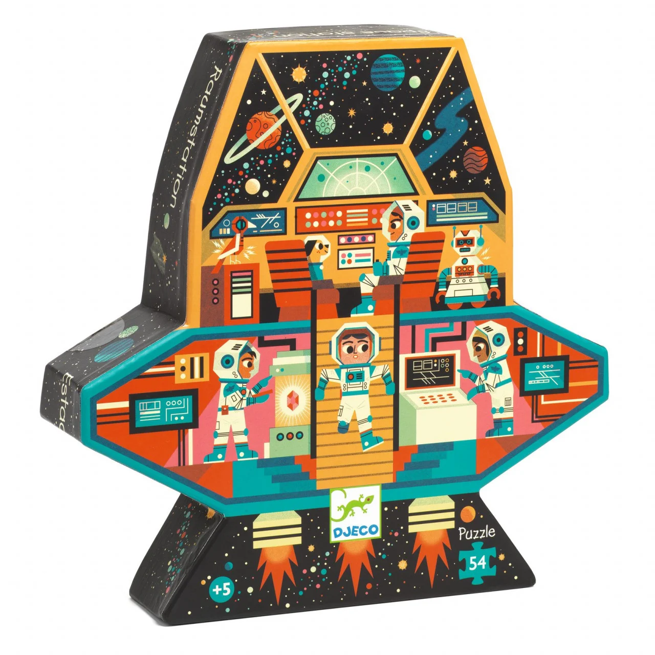 Puzzle Statia spatiala Djeco