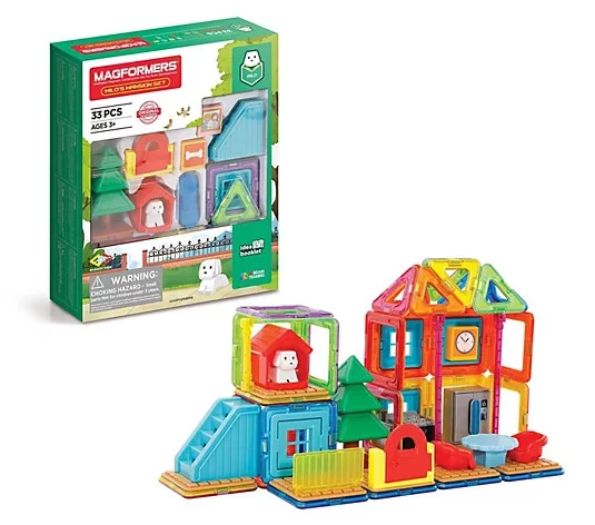 Set magnetic de construit Magformers - Casa Milo 33 piese