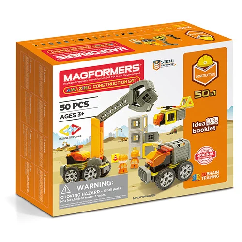 Set magnetic de construit Magformers - Pe santier