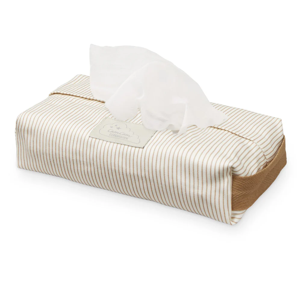 Husa servetele umede Cam Cam - Stripes Camel