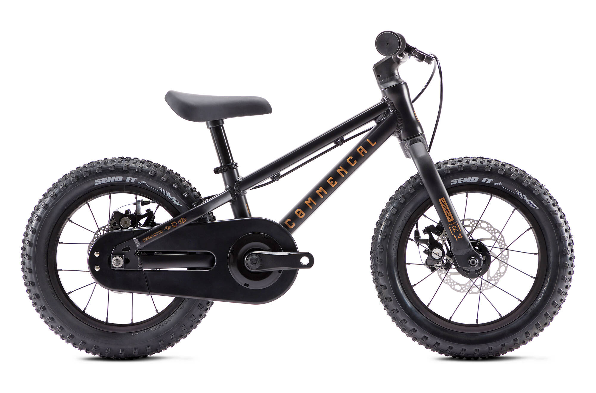Bicicleta COMMENCAL Ramones 14″ cu pedale – BLACK 2027