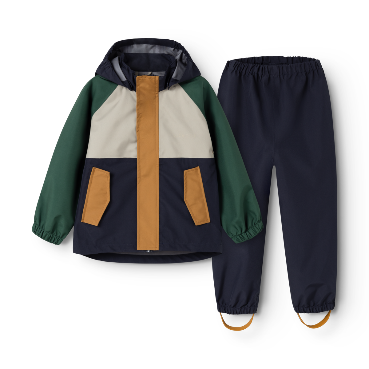 Set haine de ploaie impermeabile Pedia Liewood - Garden Green Multi Mix