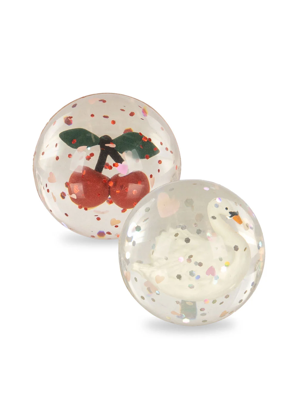 Set 2 mingi Konges Slojd – Cherry/Swan