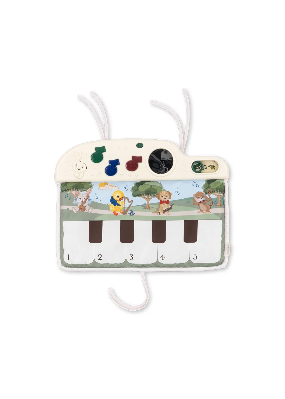 Jucarie muzicala interactiva pentru bebelusi Melody Mat Konges Slojd