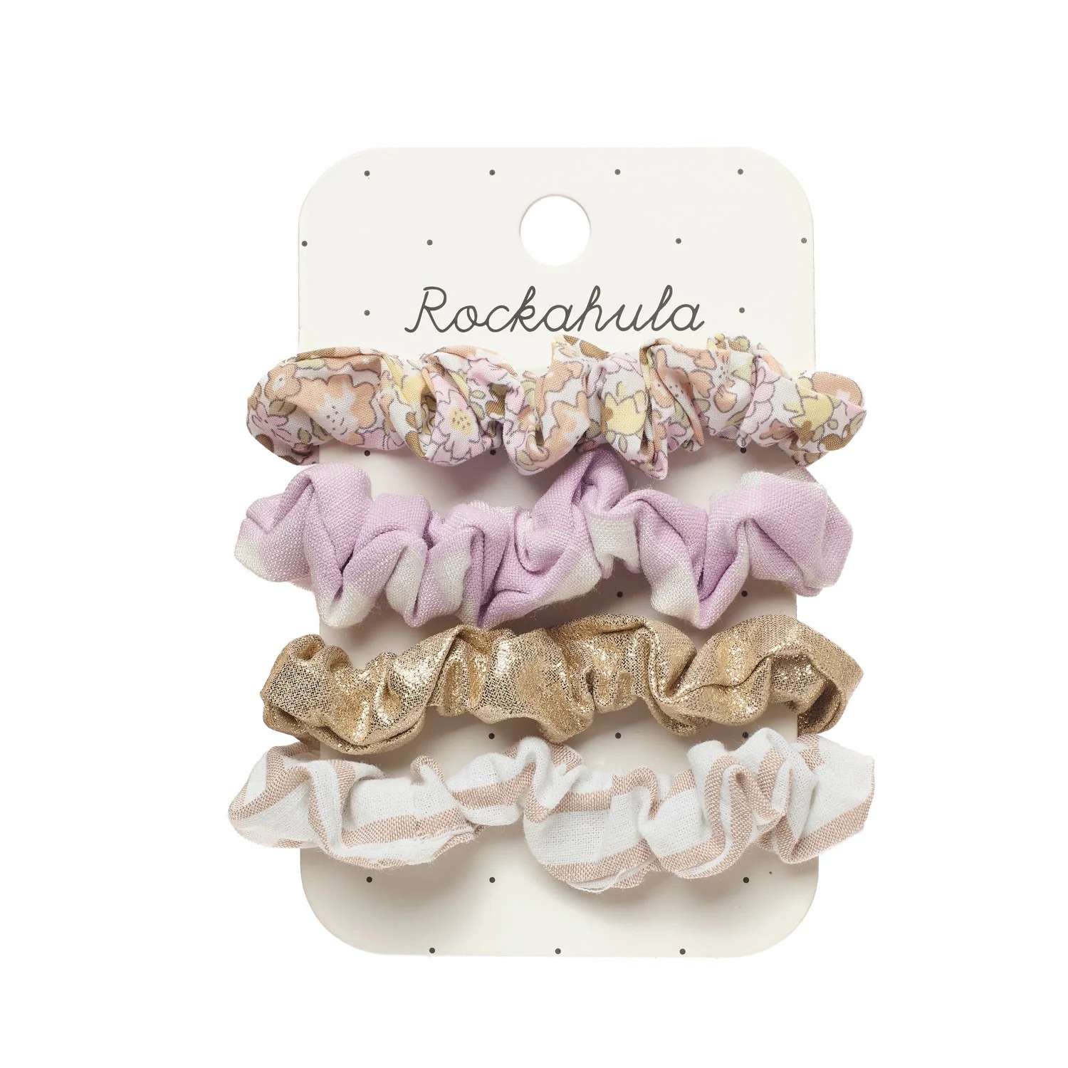 Set 4 elastice pentru par Fairytale Floral Rockahula