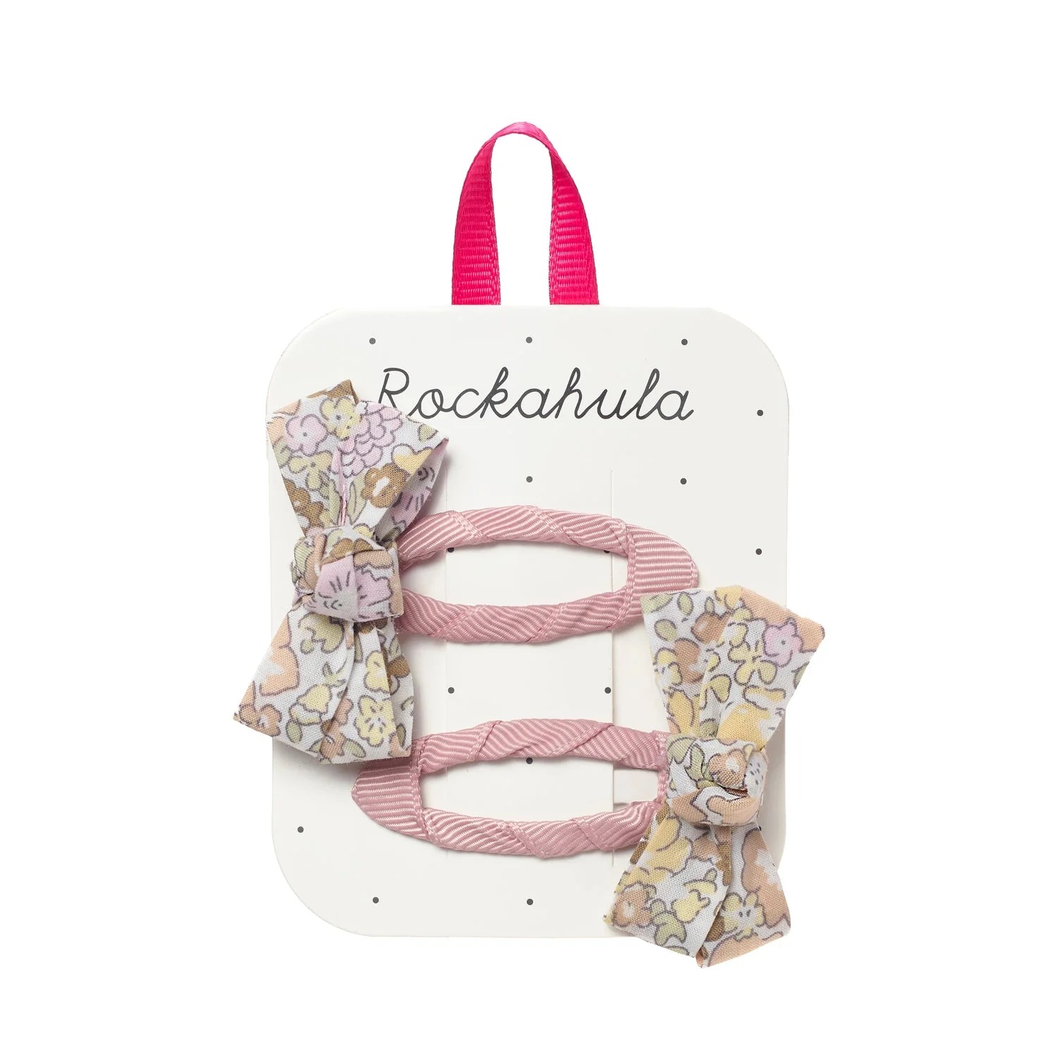 Set 2 clipsuri pentru par Fairytale Floral Twisty Bow Rockahula