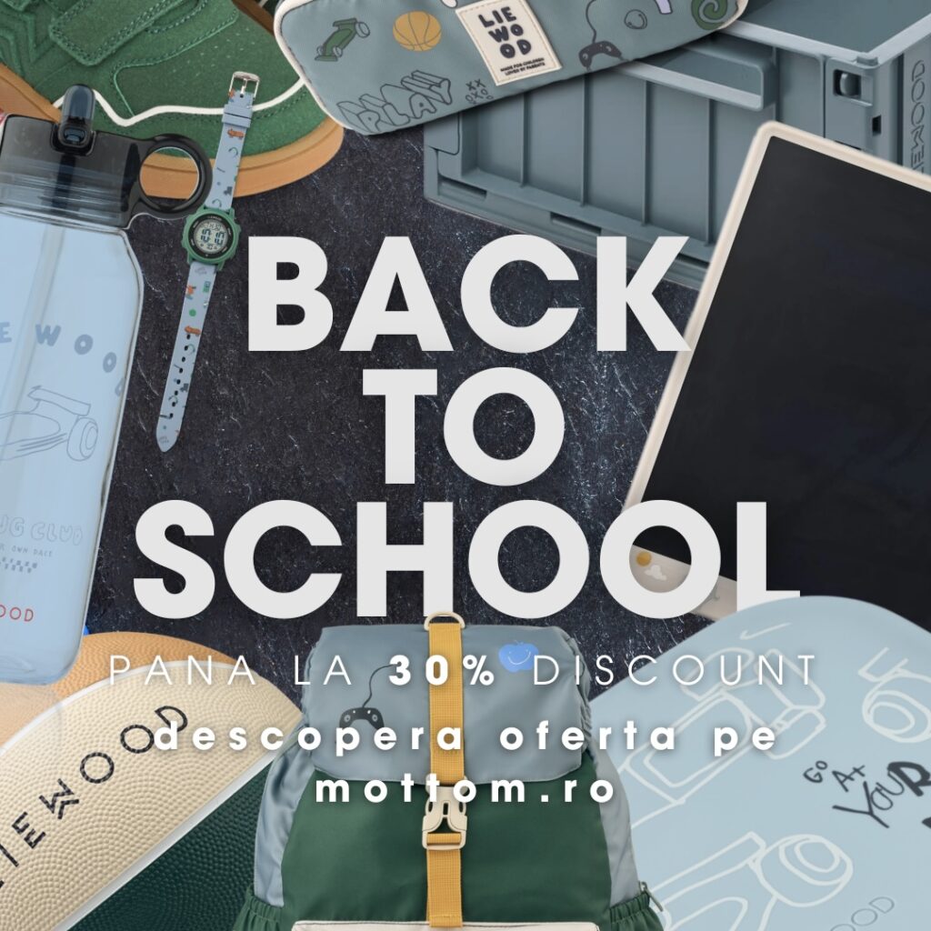 Back to school - pregatirea pentru noul an de scoala a inceput! pana la 30% discount