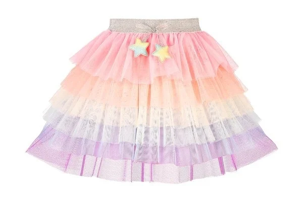 Fusta colorata din tulle pentru fetite Souza